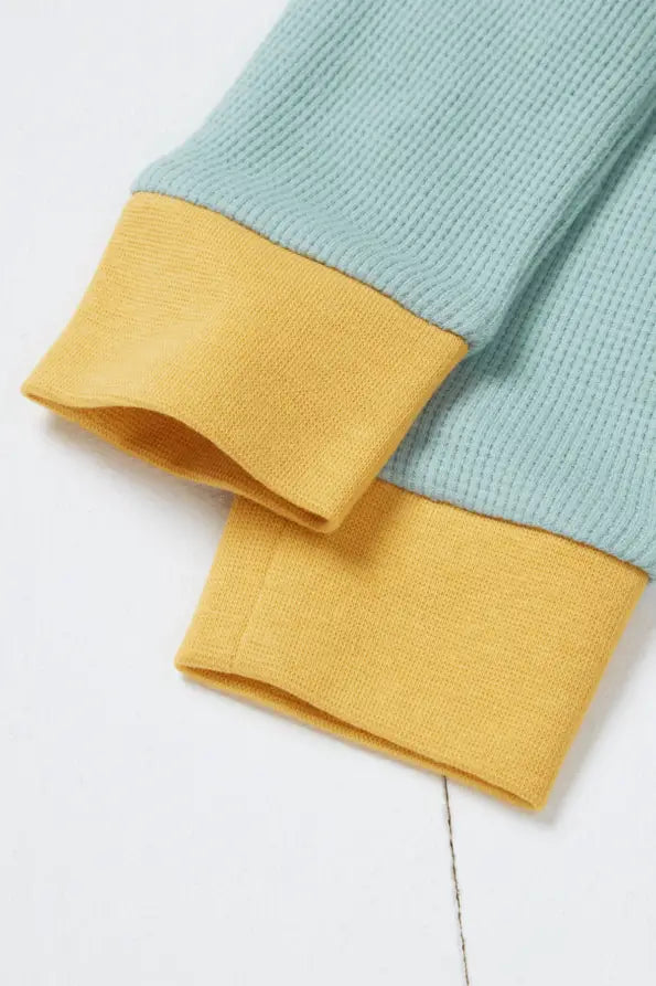 Pistachio Recycled Long Sleeve Waffle Leggings