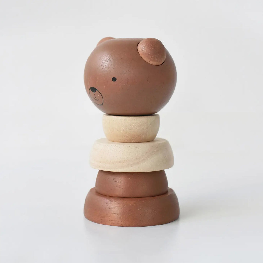 Wood Stacking Toy - Bear