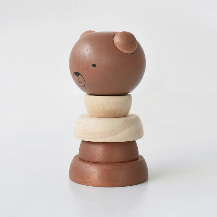 Wood Stacking Toy - Bear