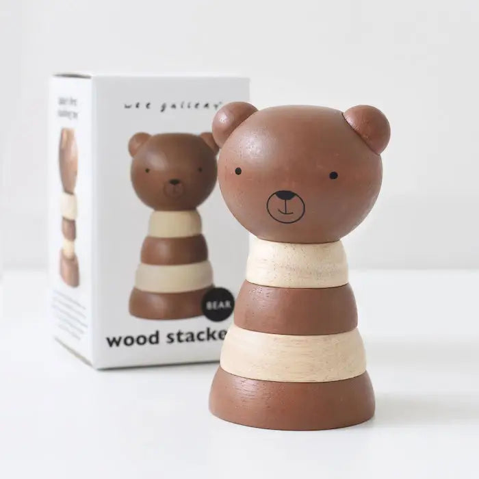 Wood Stacking Toy - Bear