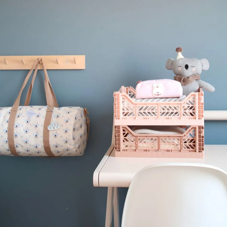 Foldable Crate - Pale Blue