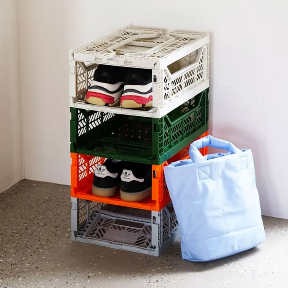 Foldable Crate - Pale Blue