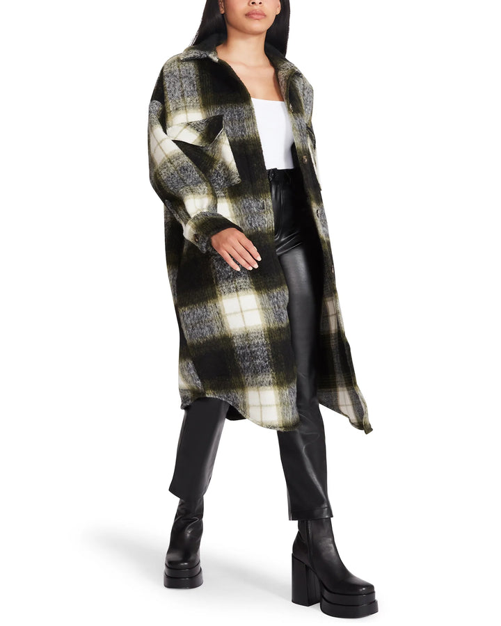 STEVE MADDEN | Chloe Shacket | Olive