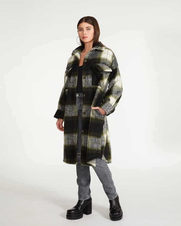 STEVE MADDEN | Chloe Shacket | Olive