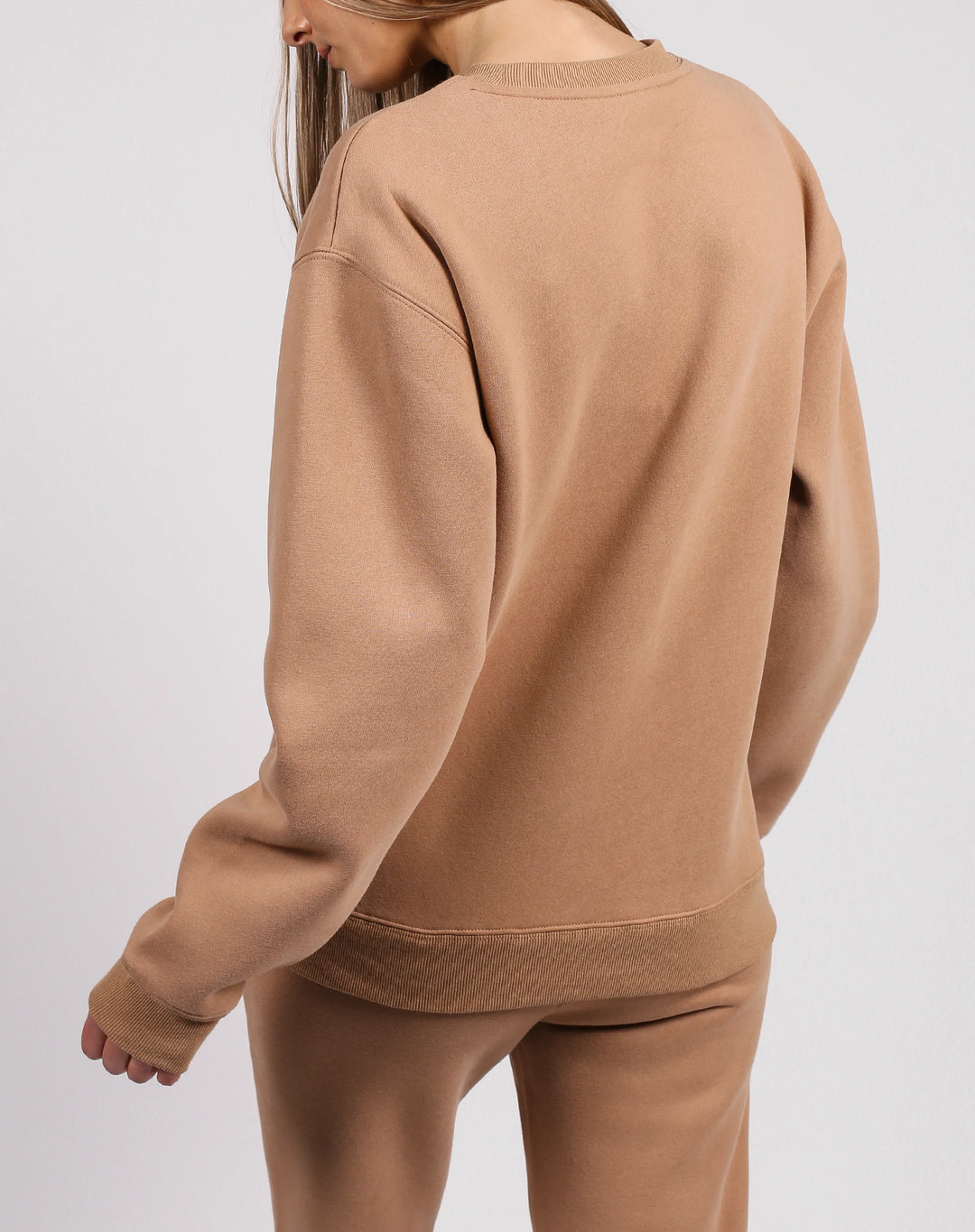 BRUNETTE THE LABEL | "BLONDE" Classic Crew Neck | Caramel Sundae