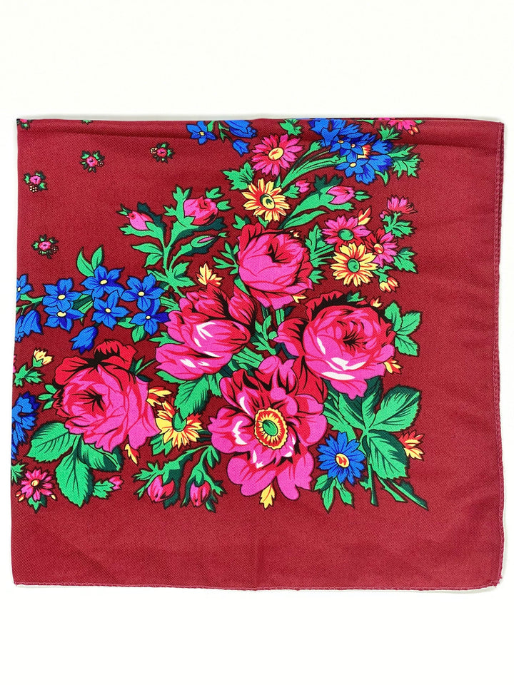 Burgandy Kokom Scarf