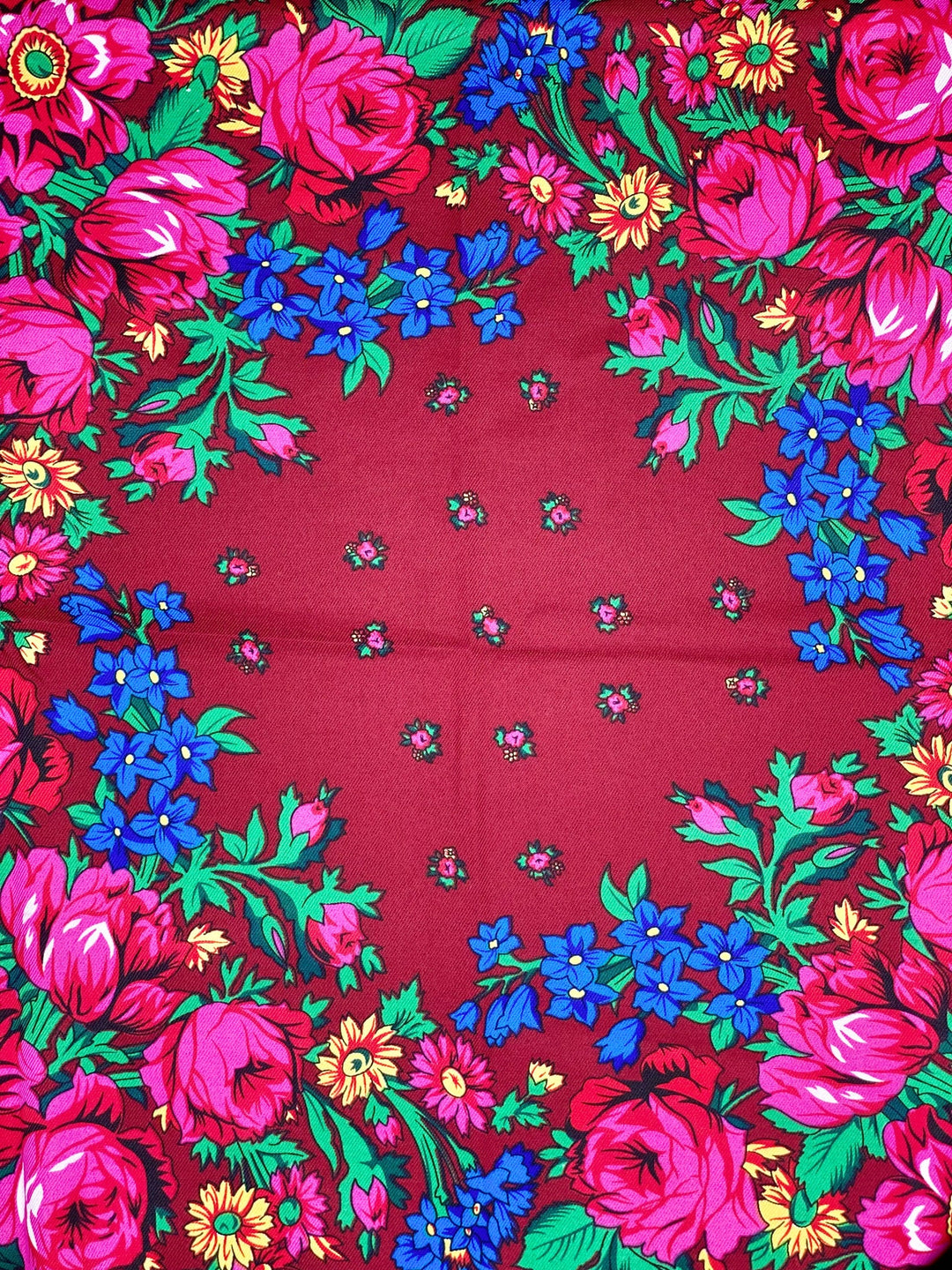 Burgandy Kokom Scarf