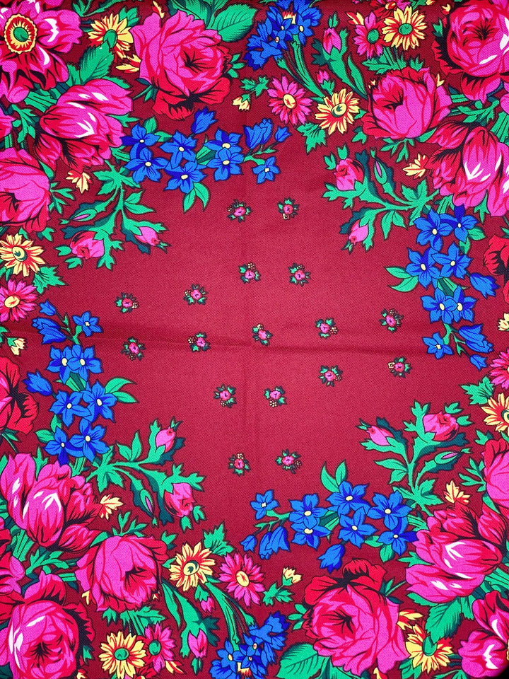 Burgandy Kokom Scarf