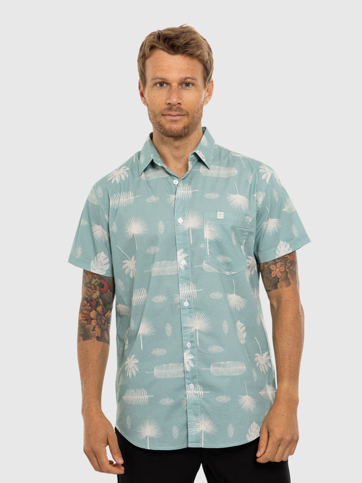 TEAMLTD Palm Button Up | Agave