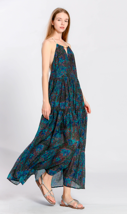 The Korner | Black and Green Dress