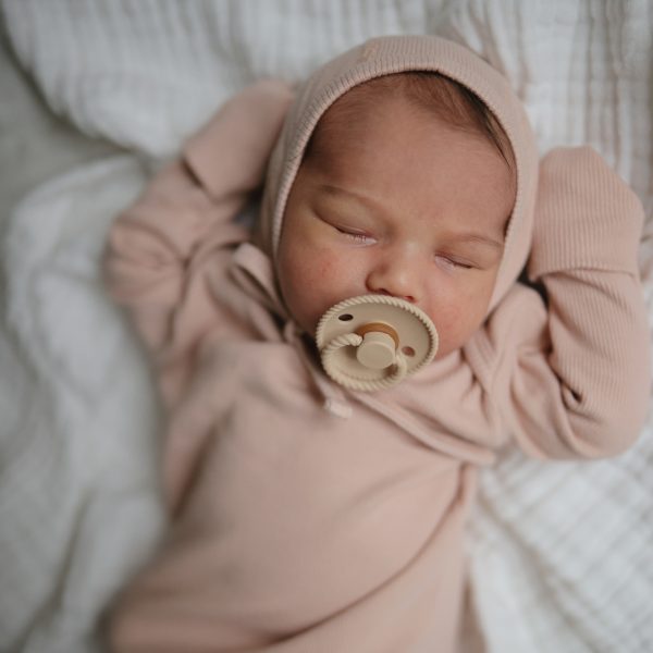 2 Pack - FRIGG Rope Natural Rubber Baby Pacifier | 3 Colour Combinations