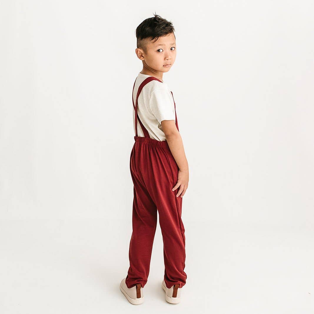 Baby/Kids Overalls - Cranberry