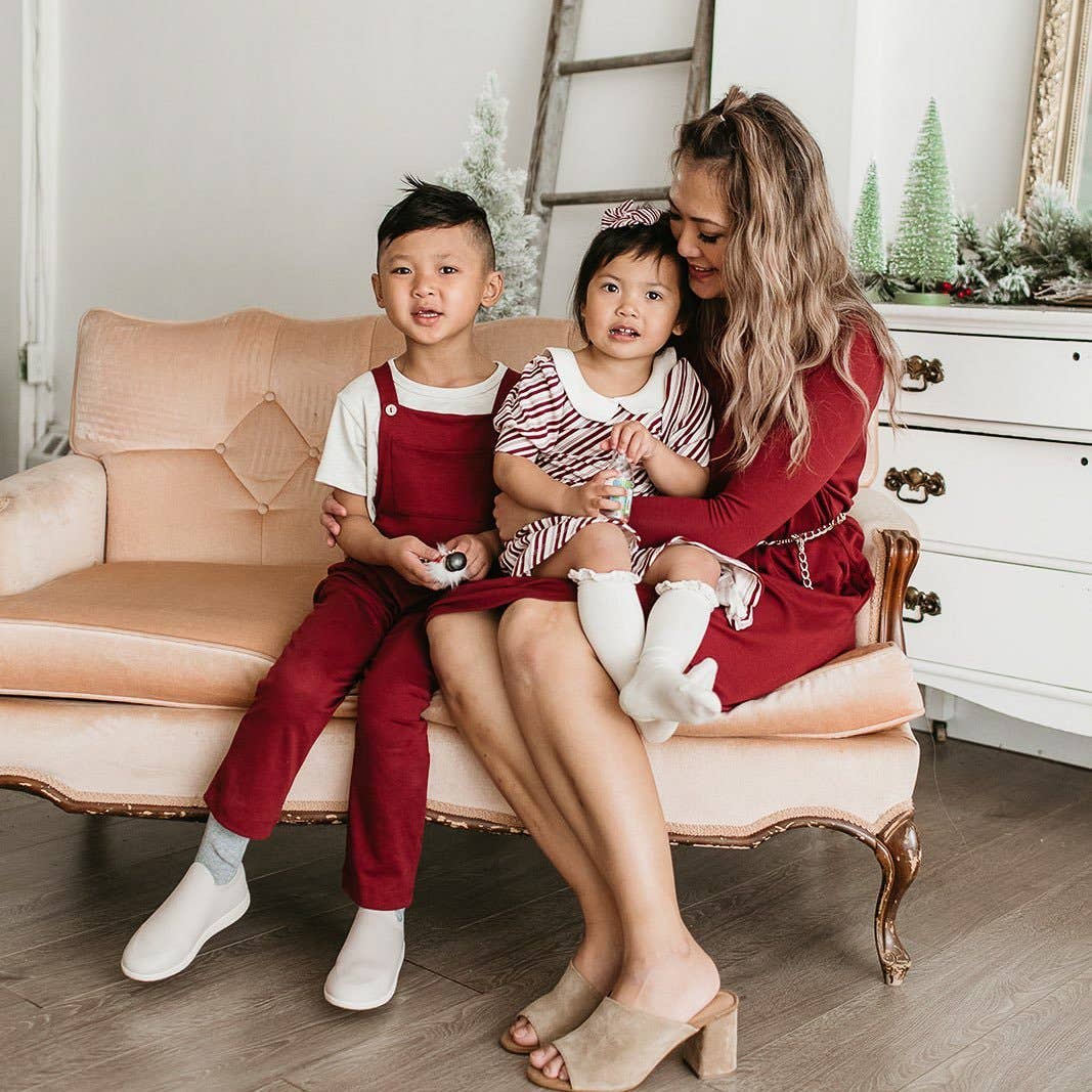 Baby/Kids Overalls - Cranberry