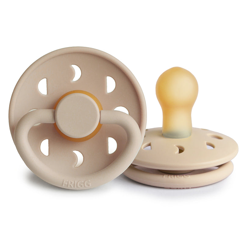 2 pack - FRIGG Natural Rubber Pacifier | 0-6 Months