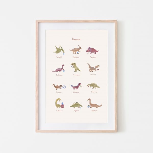 Dinosaur Poster | 11 x 17