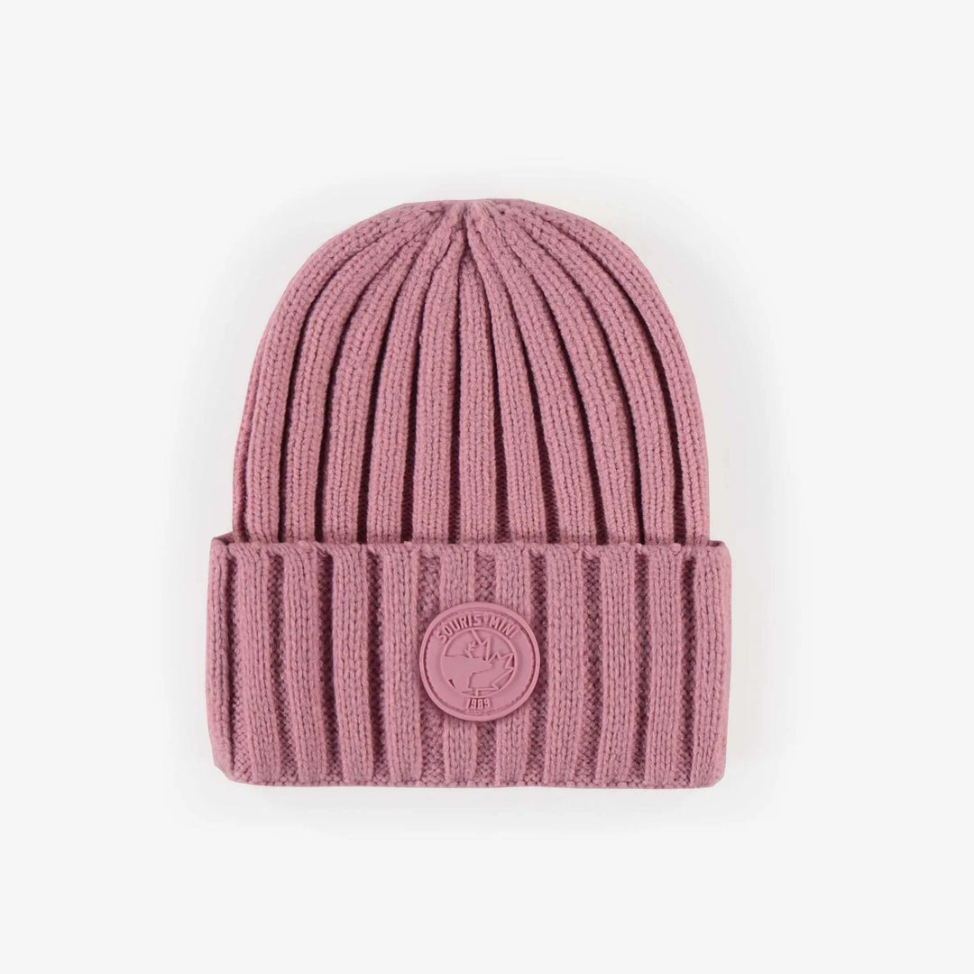 Souris Mini | Pink Knit Toque | Baby