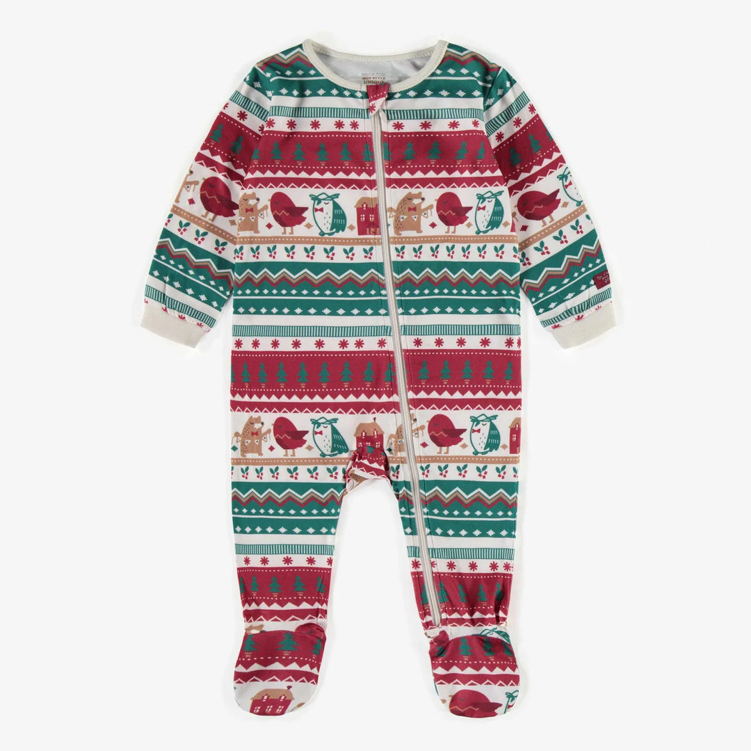Souris Mini | Baby One-Piece Holiday Pajamas