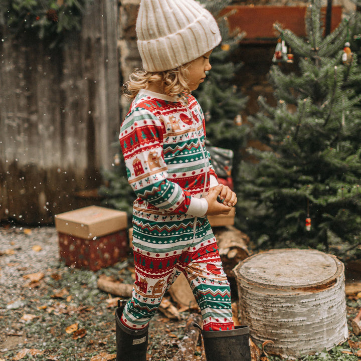 Souris Mini | Child's One-Piece Holiday Pajamas