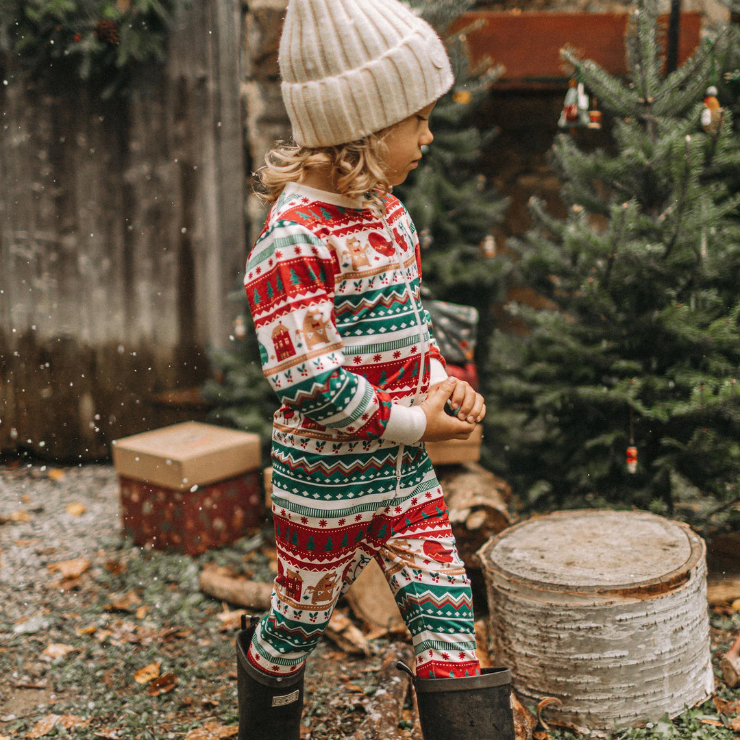 Souris Mini | Baby One-Piece Holiday Pajamas