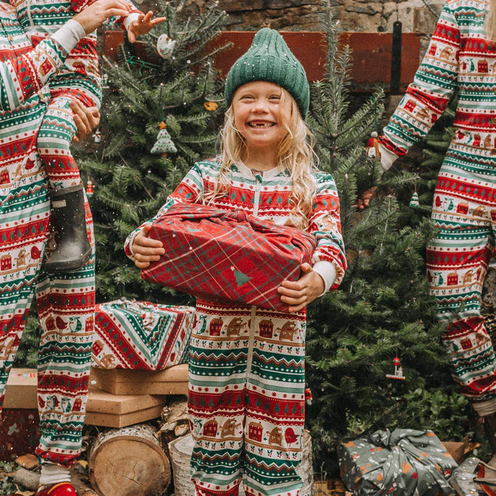 Souris Mini | Child's One-Piece Holiday Pajamas