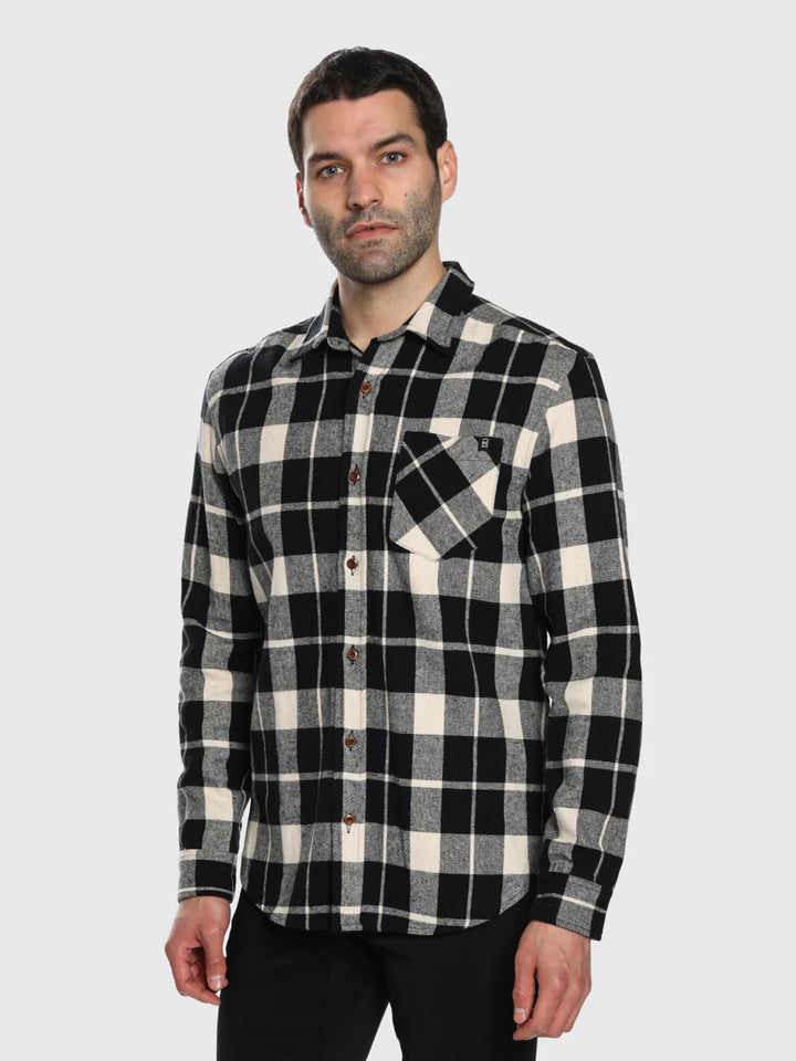 Campfire Flannel - White