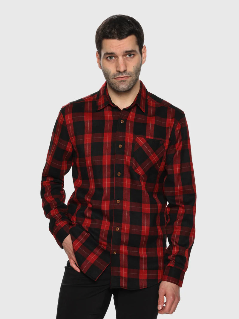 Campfire Flannel - Red