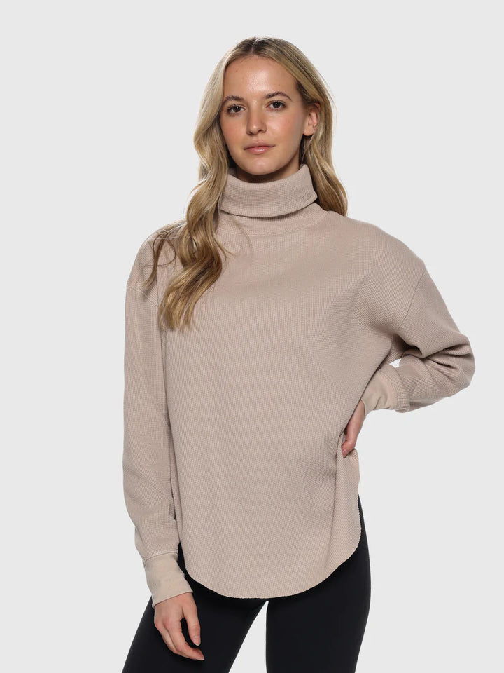 Waffle Turtleneck - 2 Colours Available