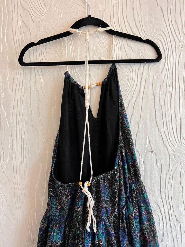 The Korner | Black and Green Dress