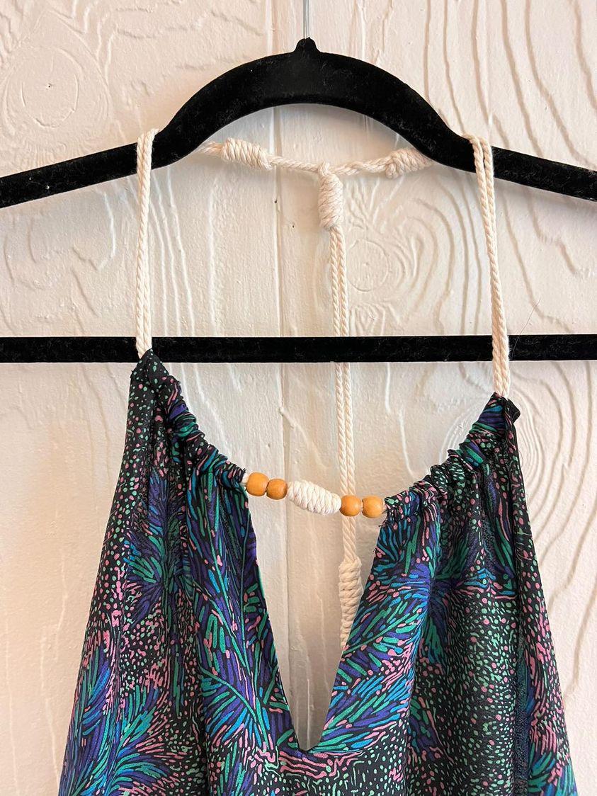 The Korner | Black and Green Dress