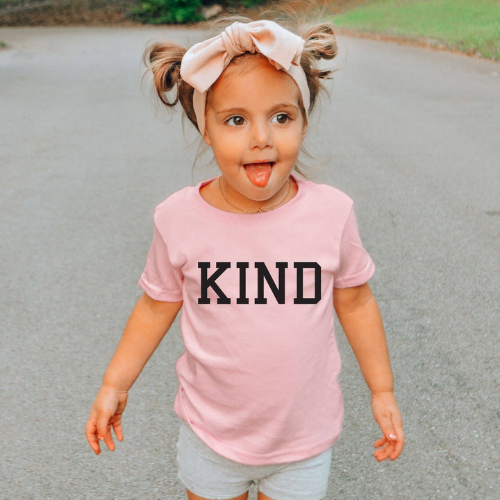 Portage & Main | Kid's Kind Tee - Light Pink