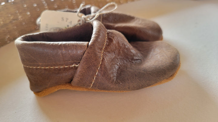 Baby Loafers Shoe - Carob (Dark Brown)