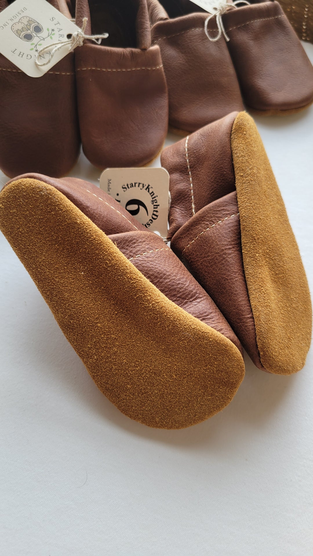 Baby Loafers Shoe - Rust