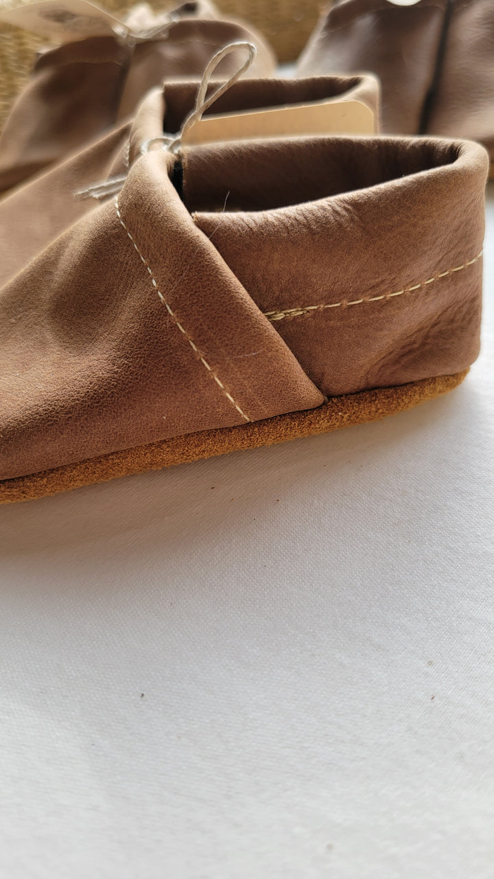 Baby Loafers Shoe - Wood (Light Brown)