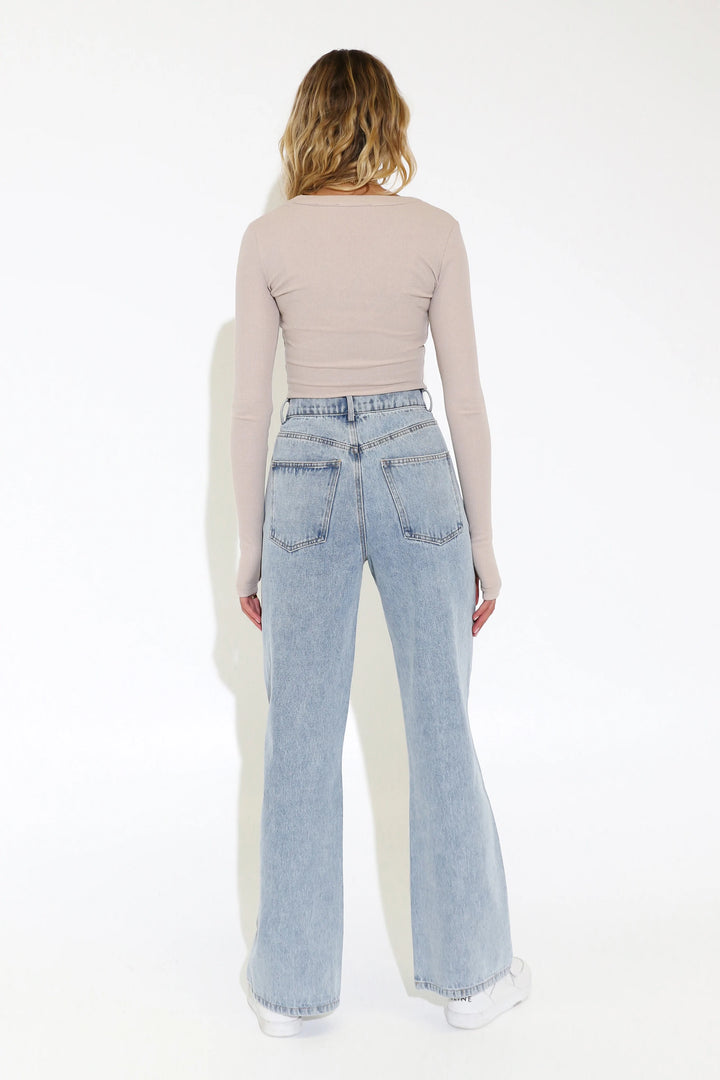 MADISON THE LABEL | Myer Top | Oyster