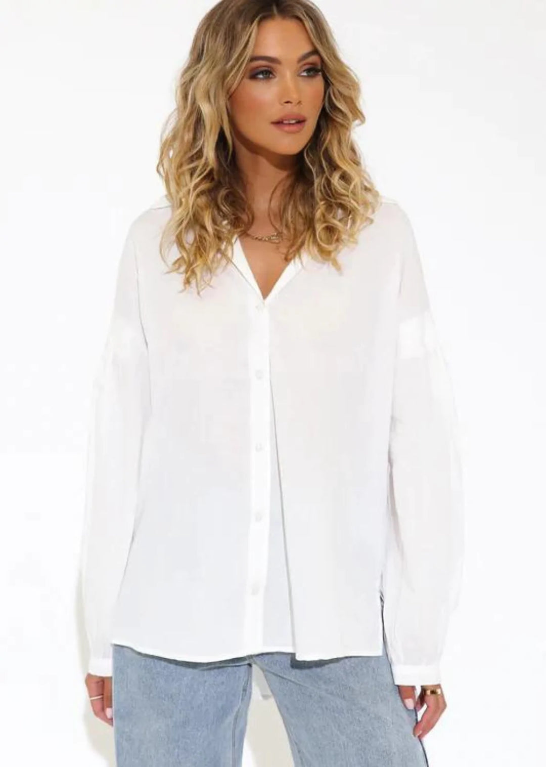 MADISON THE LABEL | Felicity Shirt | White