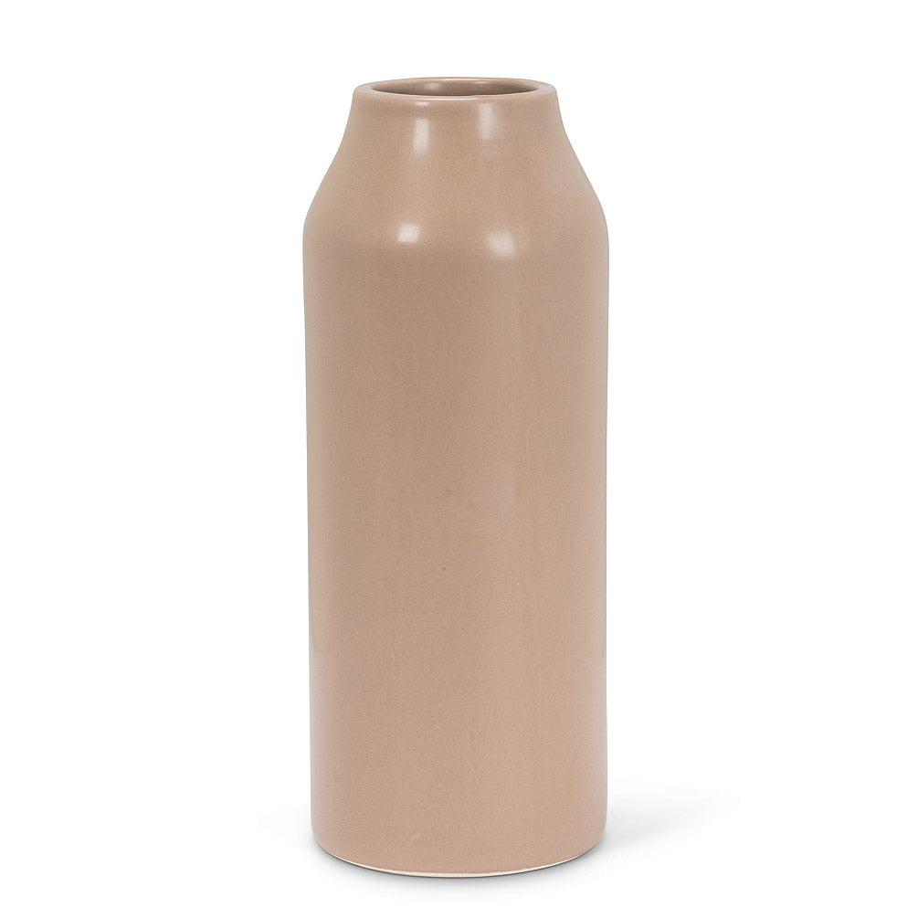 9" Matte Vase, Taupe