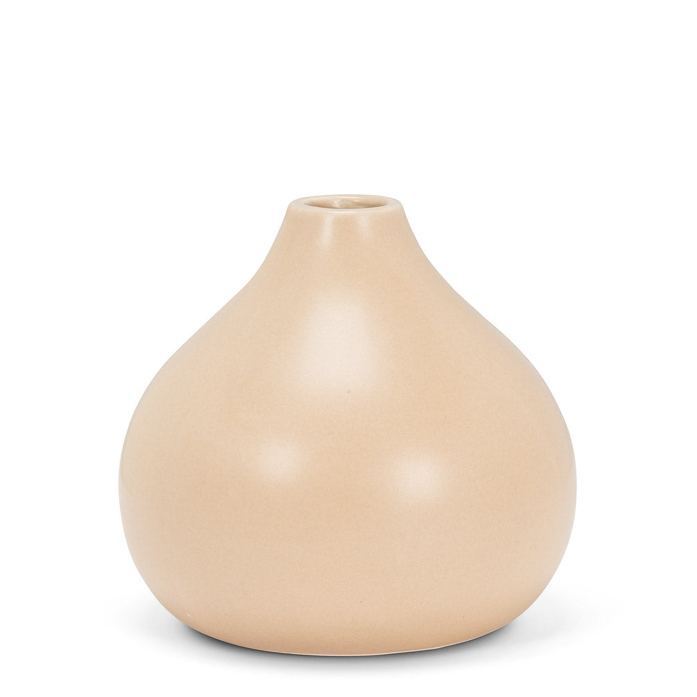 6" Matte Vase, Sand