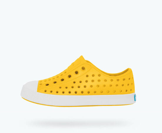 Native Shoes Jefferson - Crayon Yellow/Shell White