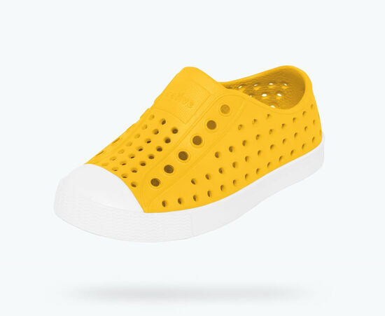 Native Shoes Jefferson - Crayon Yellow/Shell White