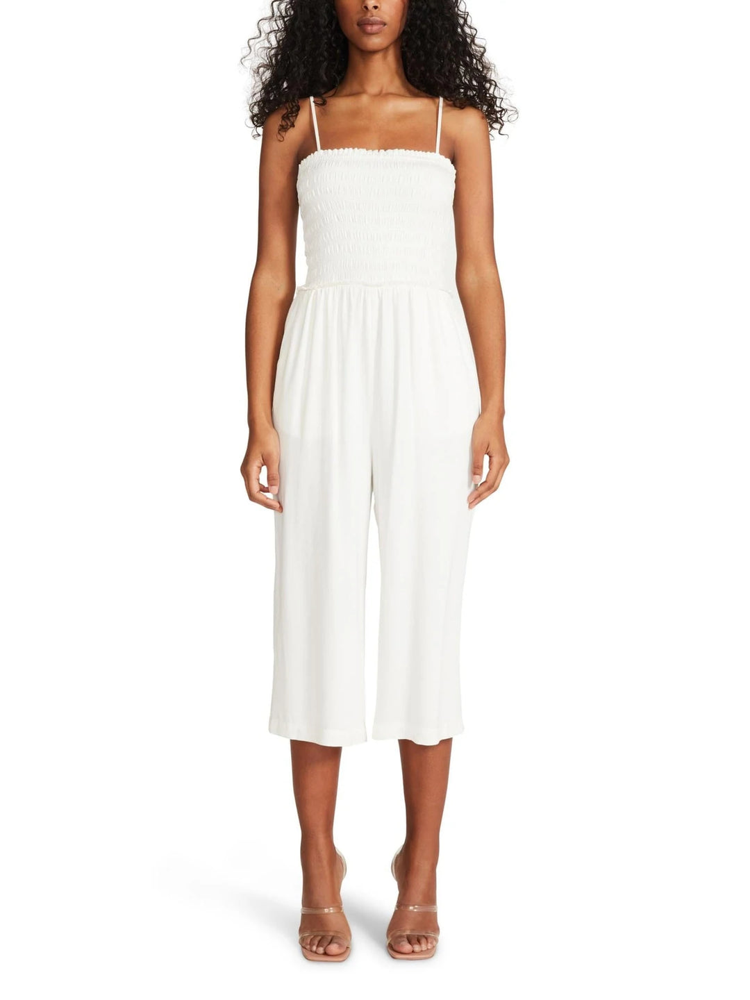 Steve Madden | Natural Beauty Jumpsuit - White