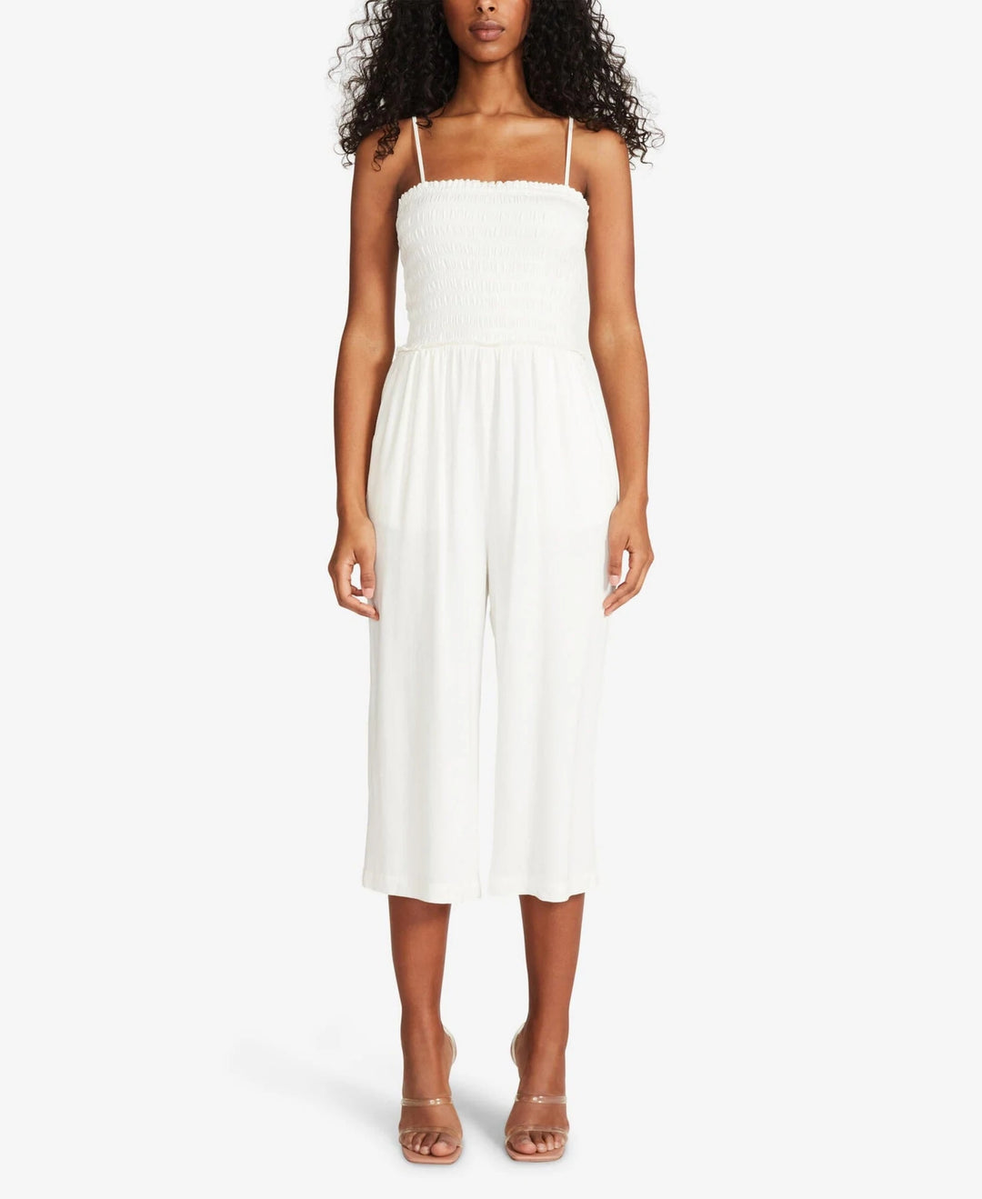 Steve Madden | Natural Beauty Jumpsuit - White