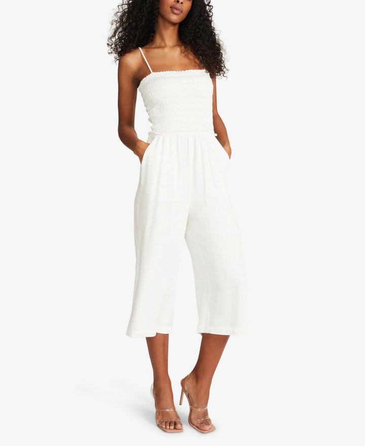 Steve Madden | Natural Beauty Jumpsuit - White