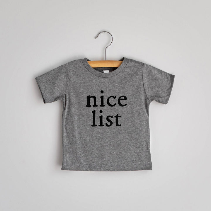 Nice List Christmas Tee | 3 Colours Available