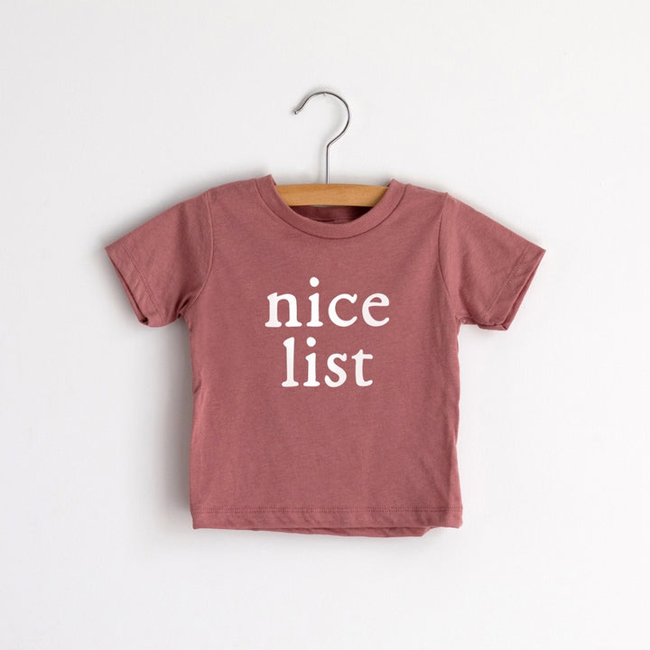Nice List Christmas Tee | 3 Colours Available