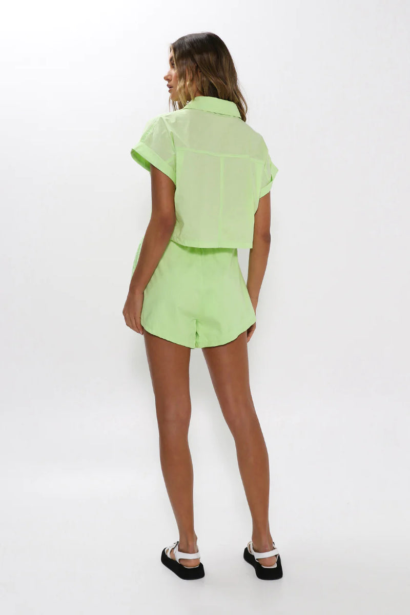 MADISON THE LABEL - Leigh Shorts | Lime