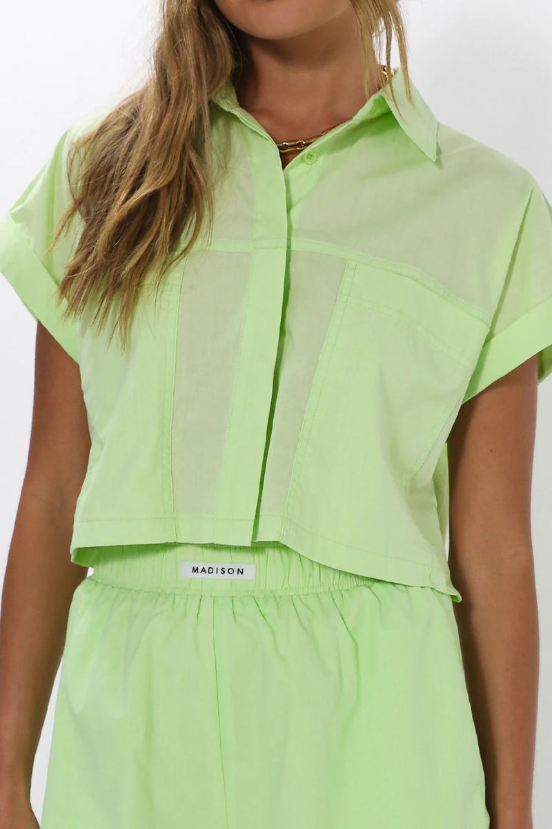 MADISON THE LABEL - Leigh Shorts | Lime