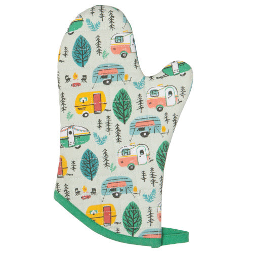 Oven Mitt - Happy Camper