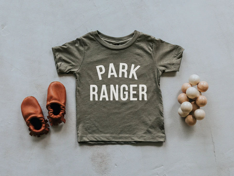 Park Ranger Kids Tee - Olive