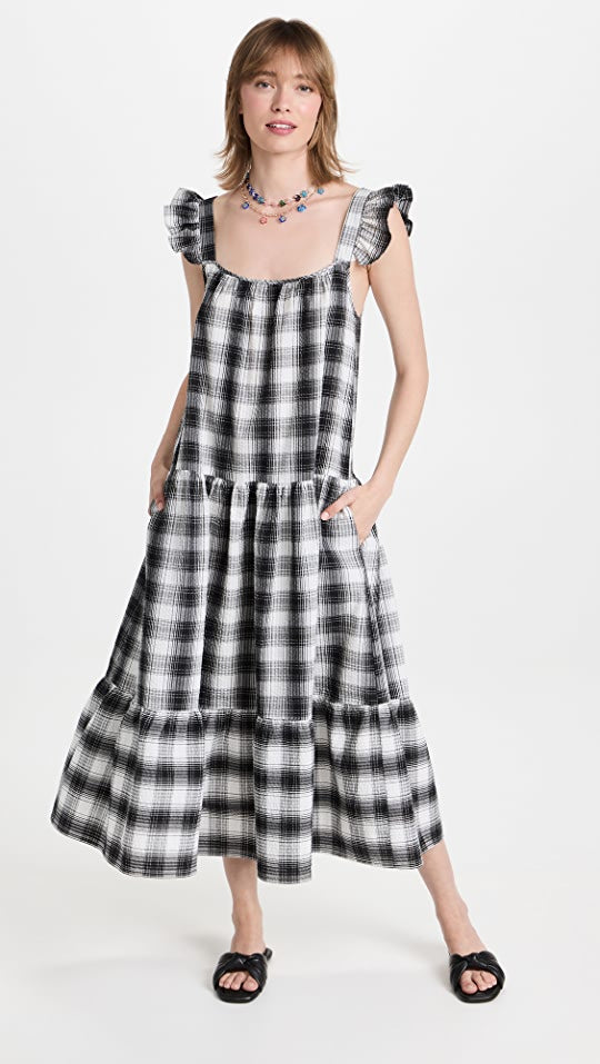 Steve Madden | Prairie Life Dress - Black Gingham