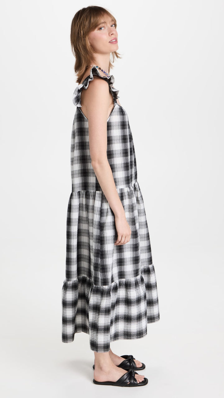 Steve Madden | Prairie Life Dress - Black Gingham